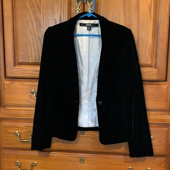 Black velour jacket - Picture 1 of 5